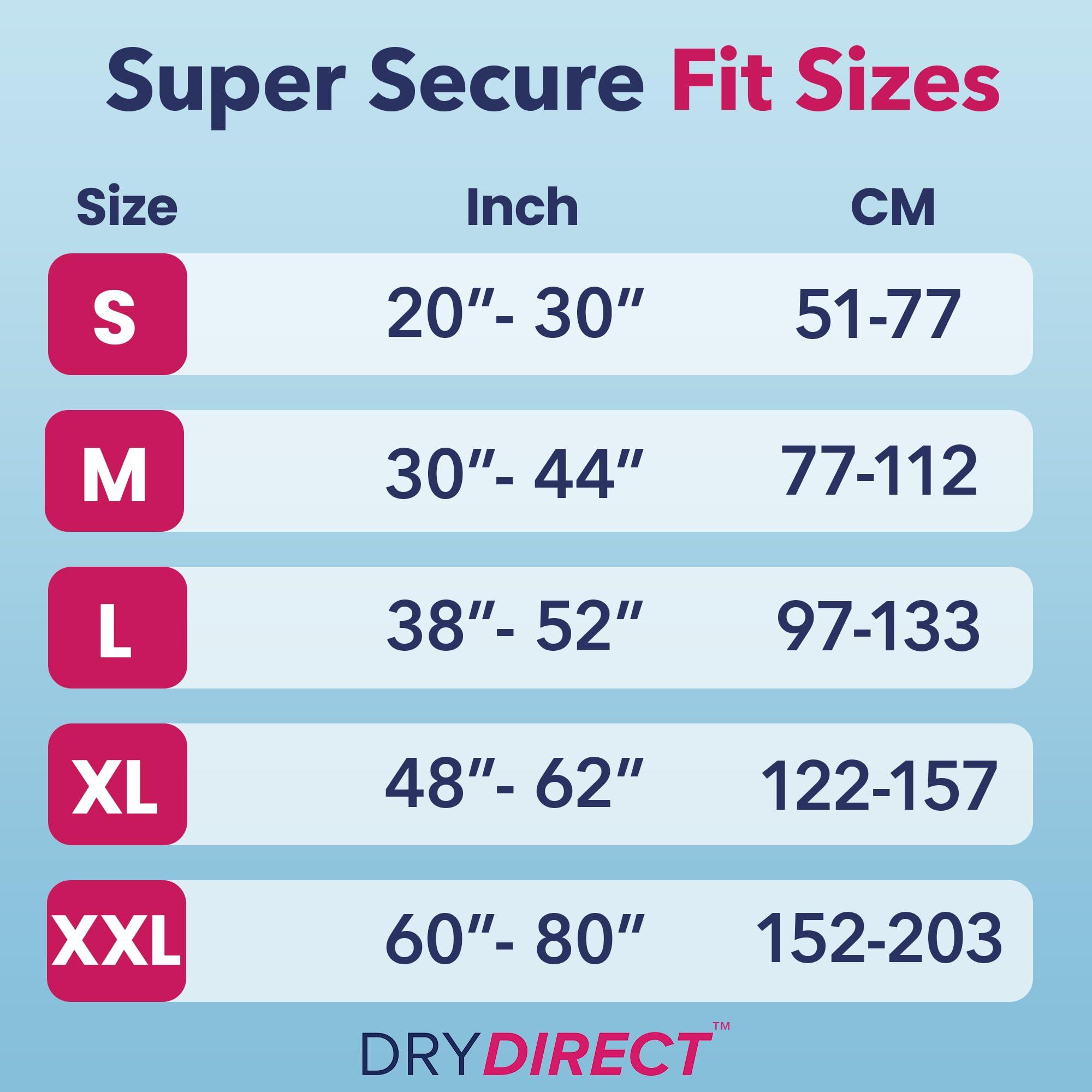 DRY DIRECT Dry Direct Super Overnight Underwear (XLarge - Pack of 14) by Parentgiving