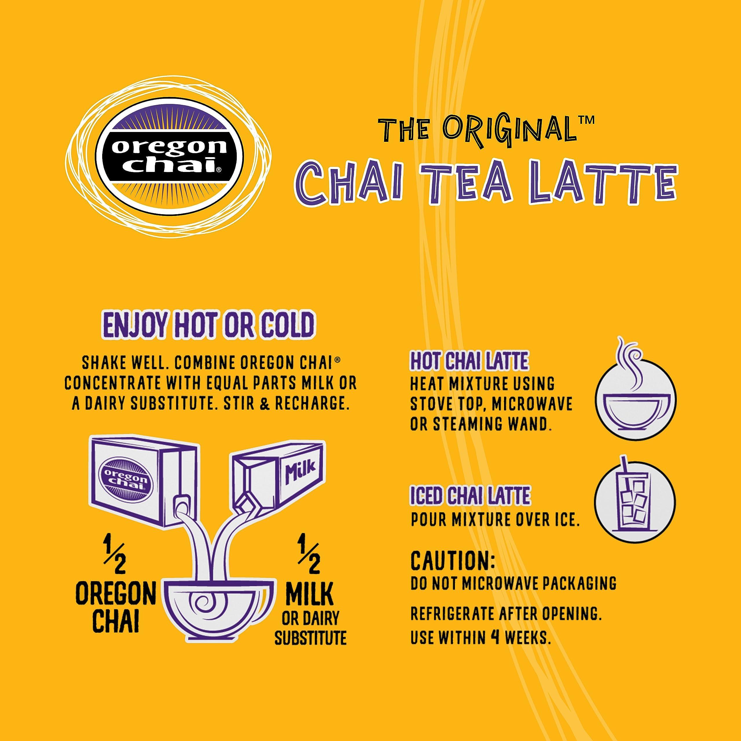 Oregon Chai Oregon Chai Sugar Free Chai Concentrate, 32 Fluid Ounce (Pack of 1)