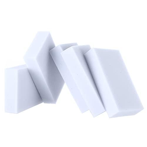 Lipfer Lipfer Magic Cleaning Sponge Pack of 100 Sponges Melamine Foam Cleaning Pad Eraser Sponge for All Surface Bathroom Kitchen Floor Baseboard Wall Cleaner Gray