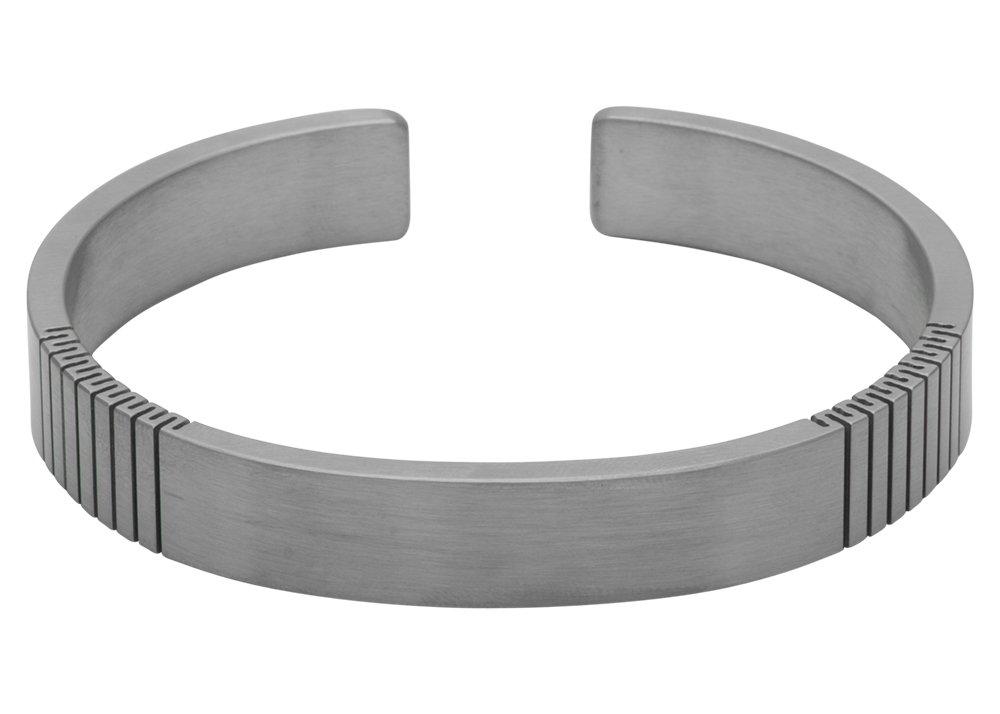 QRAY QRAY Q2 Pure Titanium 100% Pure Titanium Golf Athletic Bracelet Men Women C-Shaped Health Wellness Bracelet (Medium: 7"~7.75")