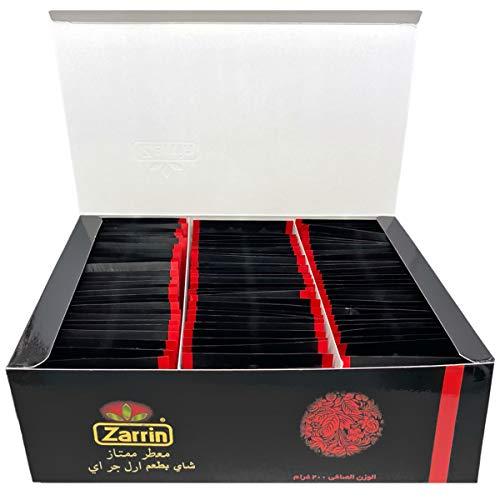 Zarrin Zarrin - Premium Ceylon Earl Grey Black Leaf Tea, 100 Individually Foil-wrapped Tea Bags