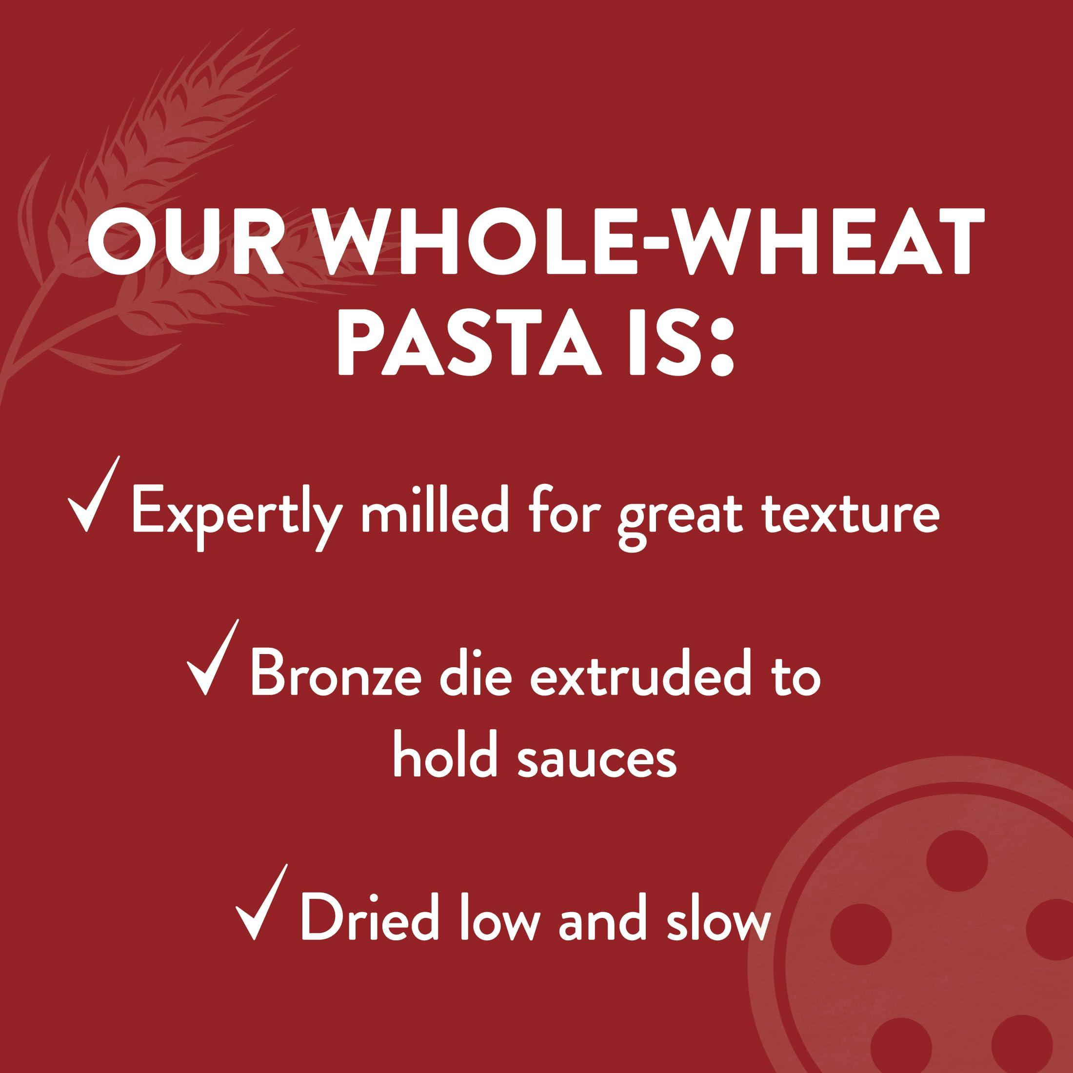 DeLallo DeLallo Whole Wheat Orzo Pasta, 1 Pound Bag, 7 Pack, Organic, 100% Durum Wheat Flour, Made in Italy, High Protein