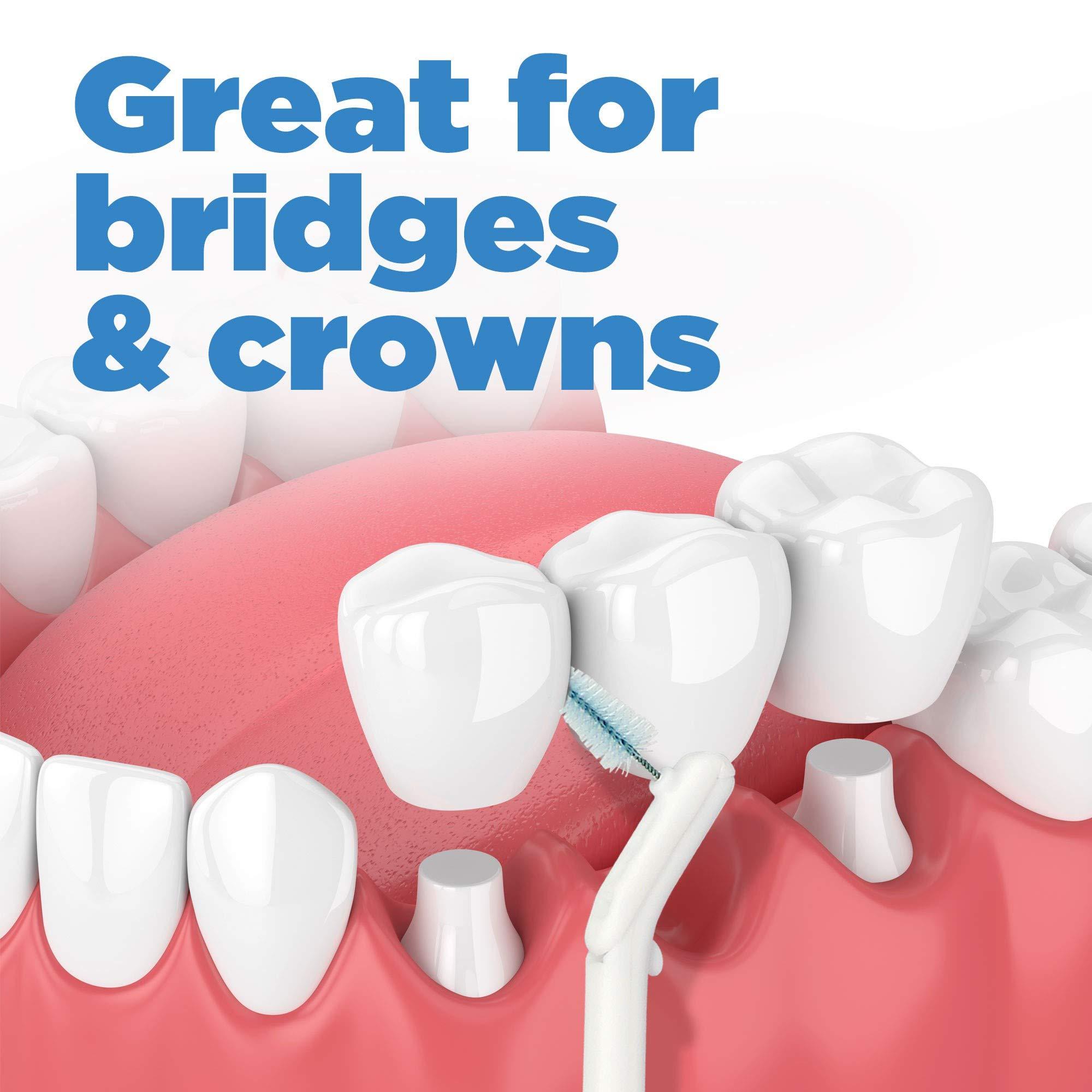 GUM GUM Proxabrush Go-Betweens Wide Interdental Brush Refills, 2ct., (Pack of 18)