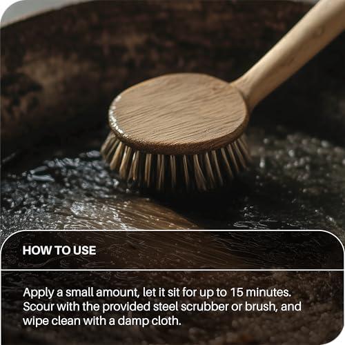 Everneat Everneat Oven Scrub (16oz): Natural Oven Cleaner and Kitchen Cleaner | Heavy Duty Oven Cleaner & Oven Rack Cleaner Kit | Fume-free & Safe to Clean All Ovens (Unscented)