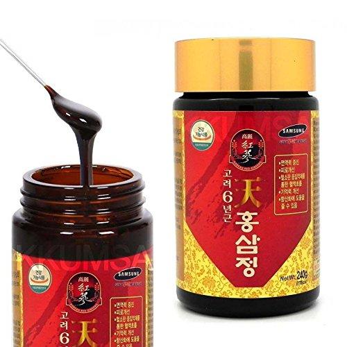 Cheon Hong Sam Jeong Korean 6years Root Red Ginseng Gold Extract, 240g(8.5oz) X 2ea, Saponin, Panaxs