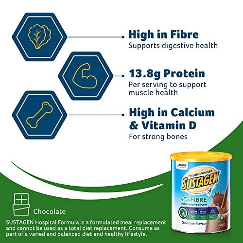 SUSTAGEN Sustagen Hospital Active + Fibre 840g Chocolate