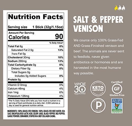 Chomps Chomps Variety Trial Pack, Grass Fed and Free Range Beef & Turkey Sticks, 8 Flavor Pack - Keto, Paleo, Whole30