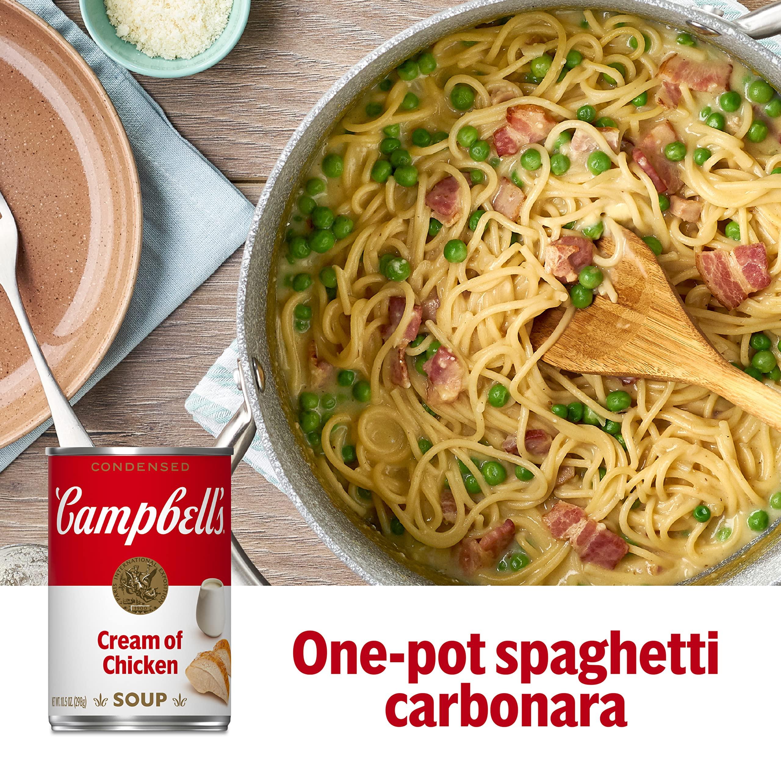 Campbell's Campbell's Condensed Cream of Chicken Soup, 10.5 Ounce Can (Pack of 12)