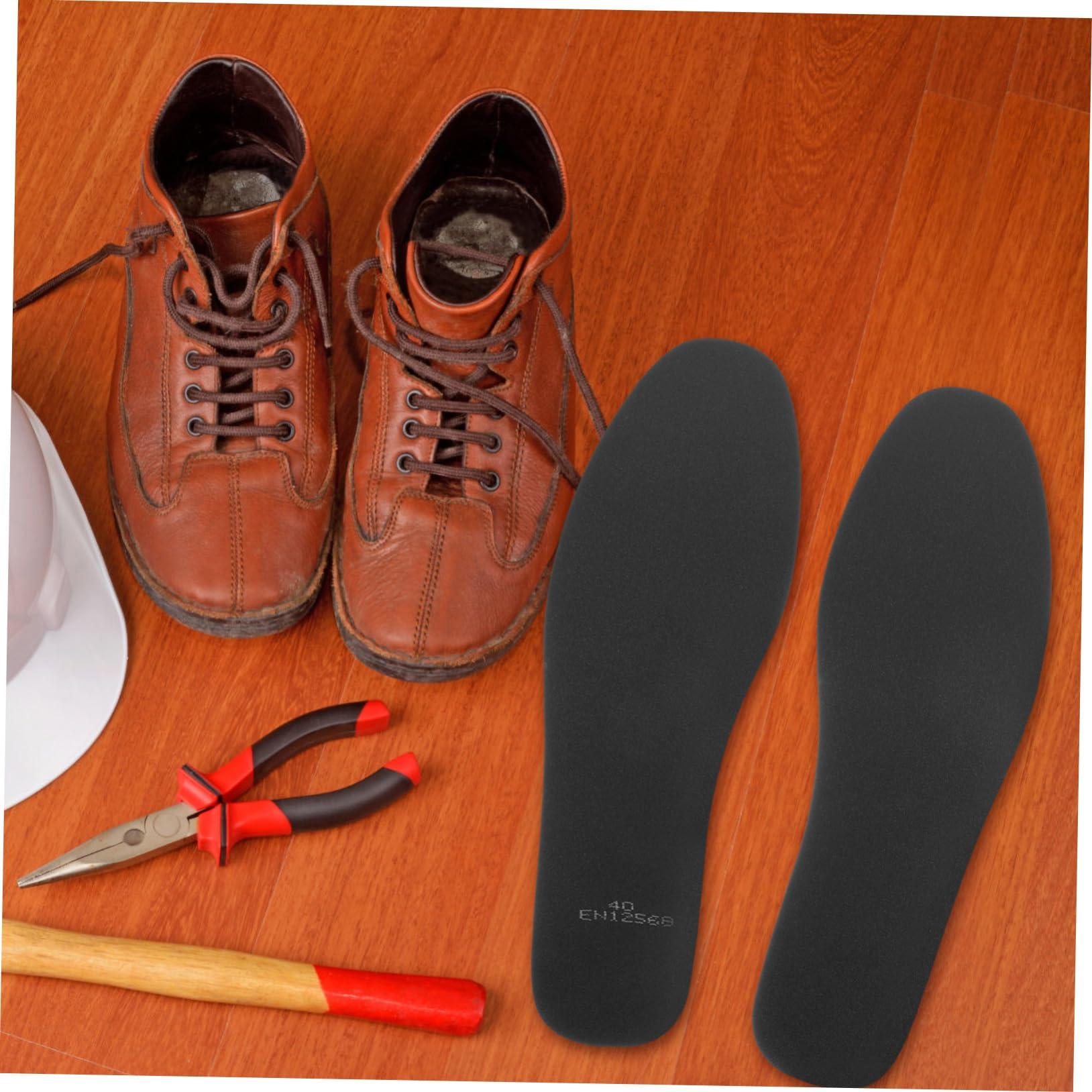 DOITOOL DOITOOL Sole Insoles 1 Pair Work Boots Shoe Insert Boots Unisex Plug-in Manganese Steel Steel Insoles Men Insole Metal Shoe Insoles Shoe Inserts for Men Soles