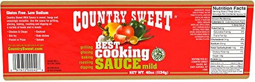 Country Sweet Country Sweet Sauce - Premium Cooking and Finishing Sauce (Mild, 40 ounces)