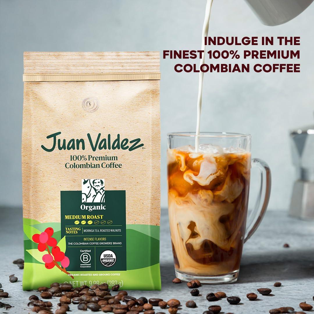 SC Products SC Products Juan Valdez Coffee Organic Cafe, 10 oz, Ground - Colombian Coffee (2 Pack)