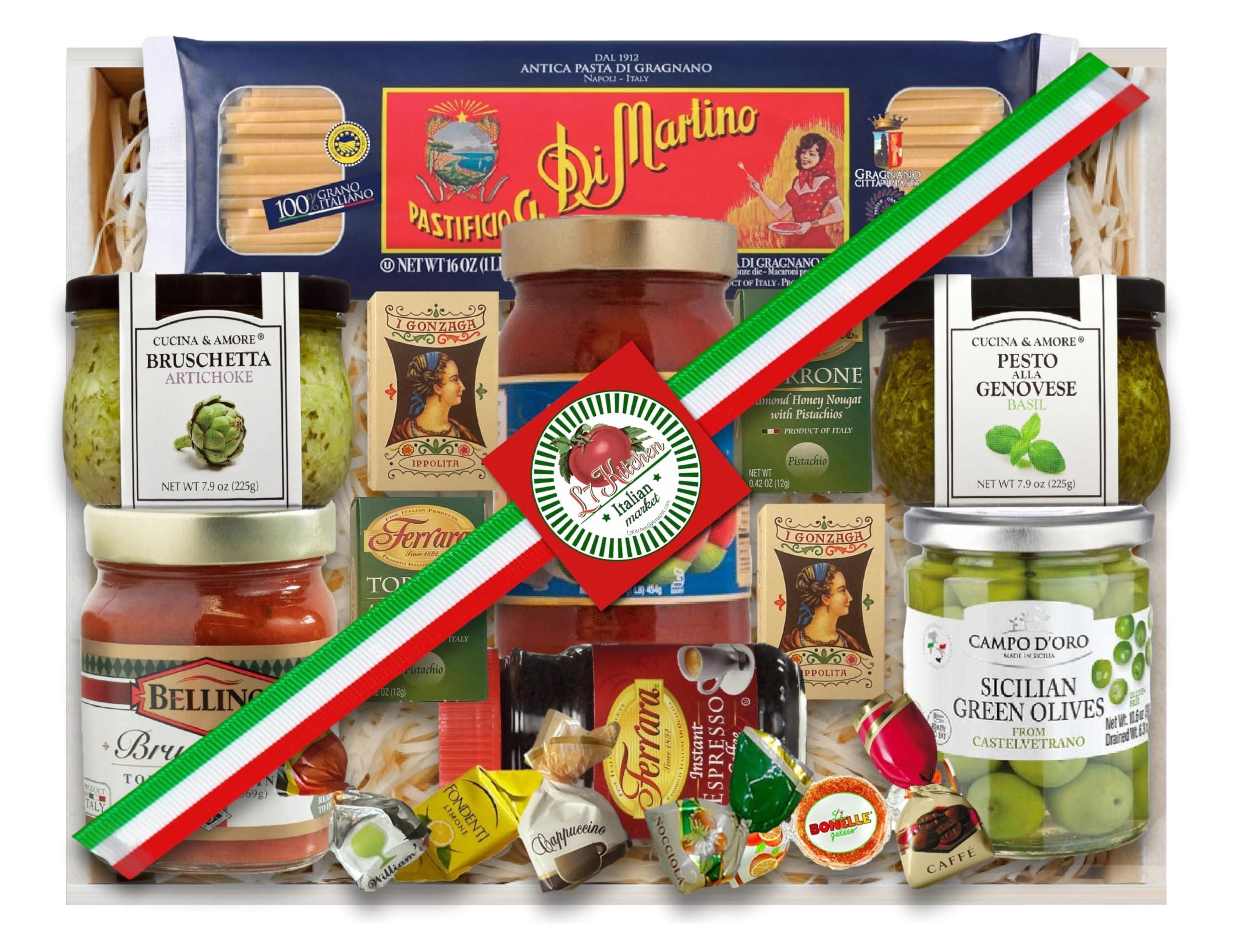 L7 Kitchen Deluxe Imported Italian Gourmet Gift Basket
