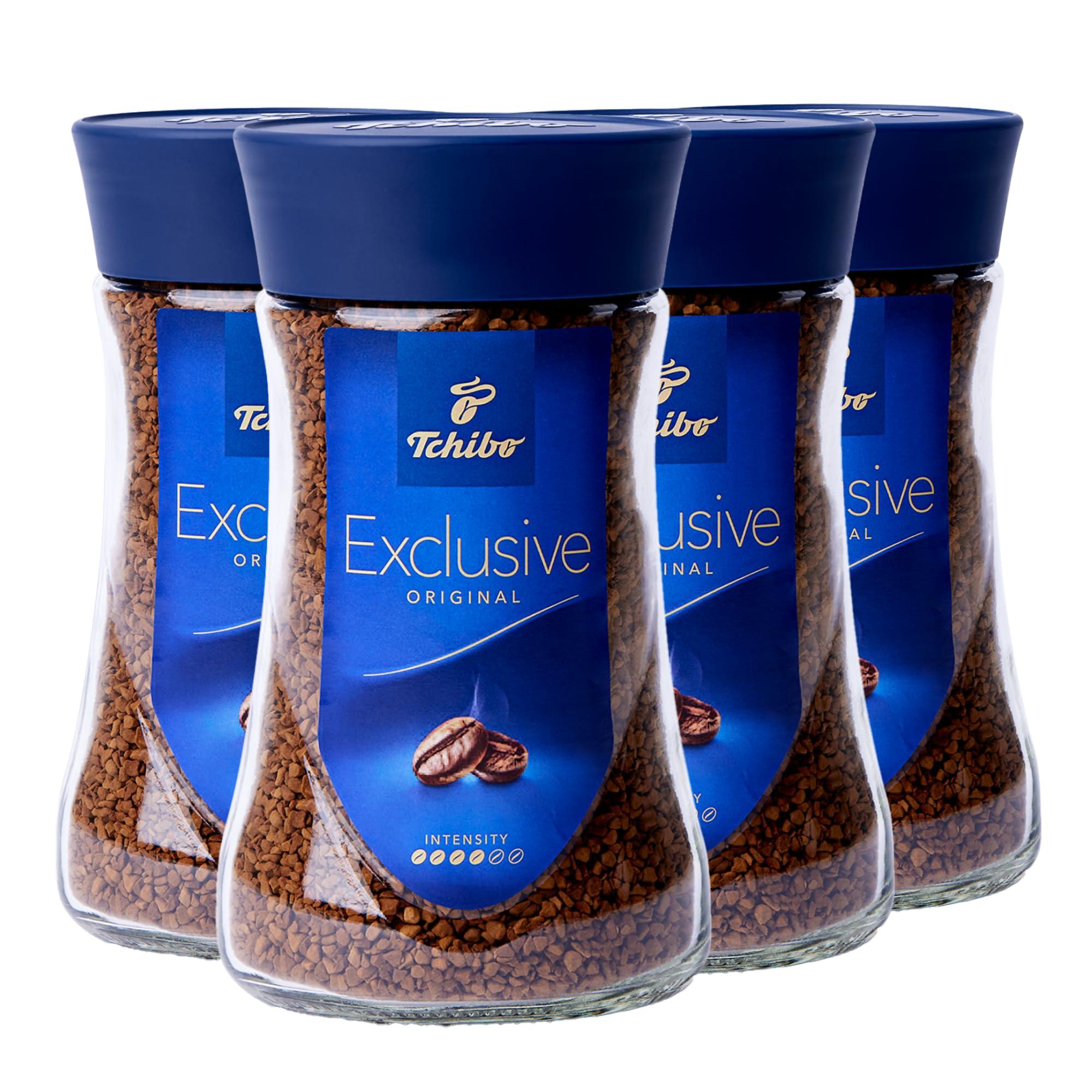 Tchibo Tchibo Instant Coffee - Exclusive Original - Made of Medium-Roasted Arabica and Robusta Beans for a Harmonious Taste and Delicate Aroma - 4/6 Intensity, 2/6 Acidity, 3/6 Roast Level - 2 x 7.05 oz