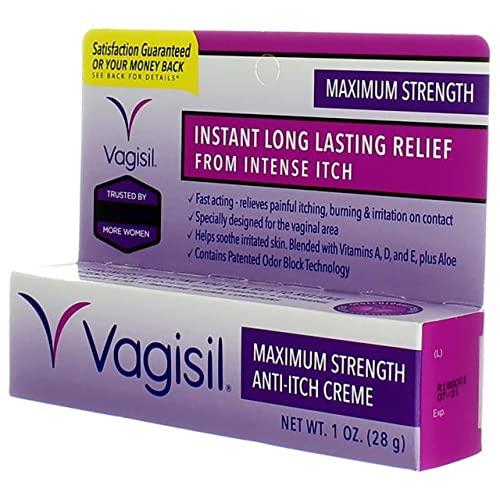 Vagisil Vagisil Medicated Anti-Itch Creme Maximum Strength - 1oz, Pack of 5