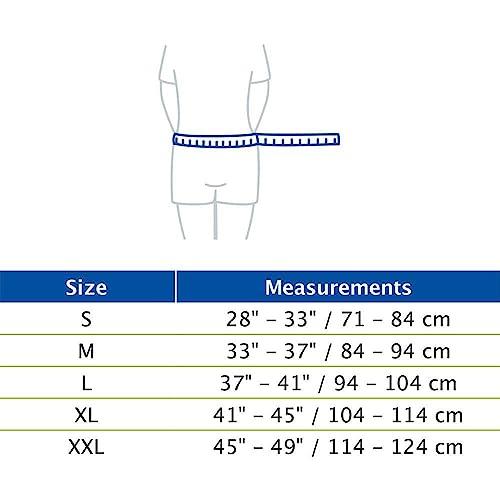 Actimove Actimove Sports Edition Back Support | Back Brace with 4 Stays, Adjustable, Double Layer Compression for Acute & Chronic Back Pain, Lumbar Strains, Muscular Insufficiency | Black - Choose Your Size