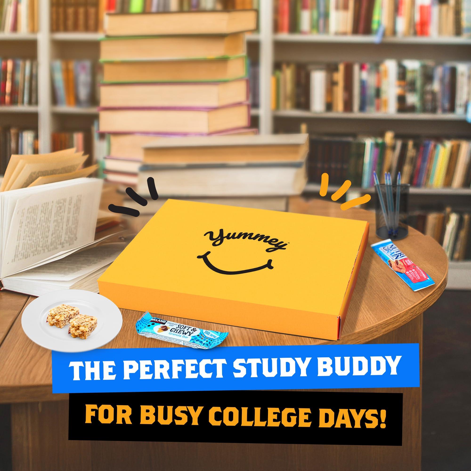 Yummey Granola Bars Bulk Variety Pack - Healthy Granola Bars Variety Snack Box for Office Snacks & Healthy Breakfast Bars - Snacks Variety Pack for Adults and Kids - Granola Bars Bulk (66 Count)