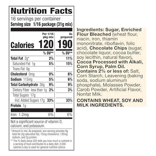 Betty Crocker Betty Crocker Delights Cookie Brownie Bar Mix, 17.4 oz.