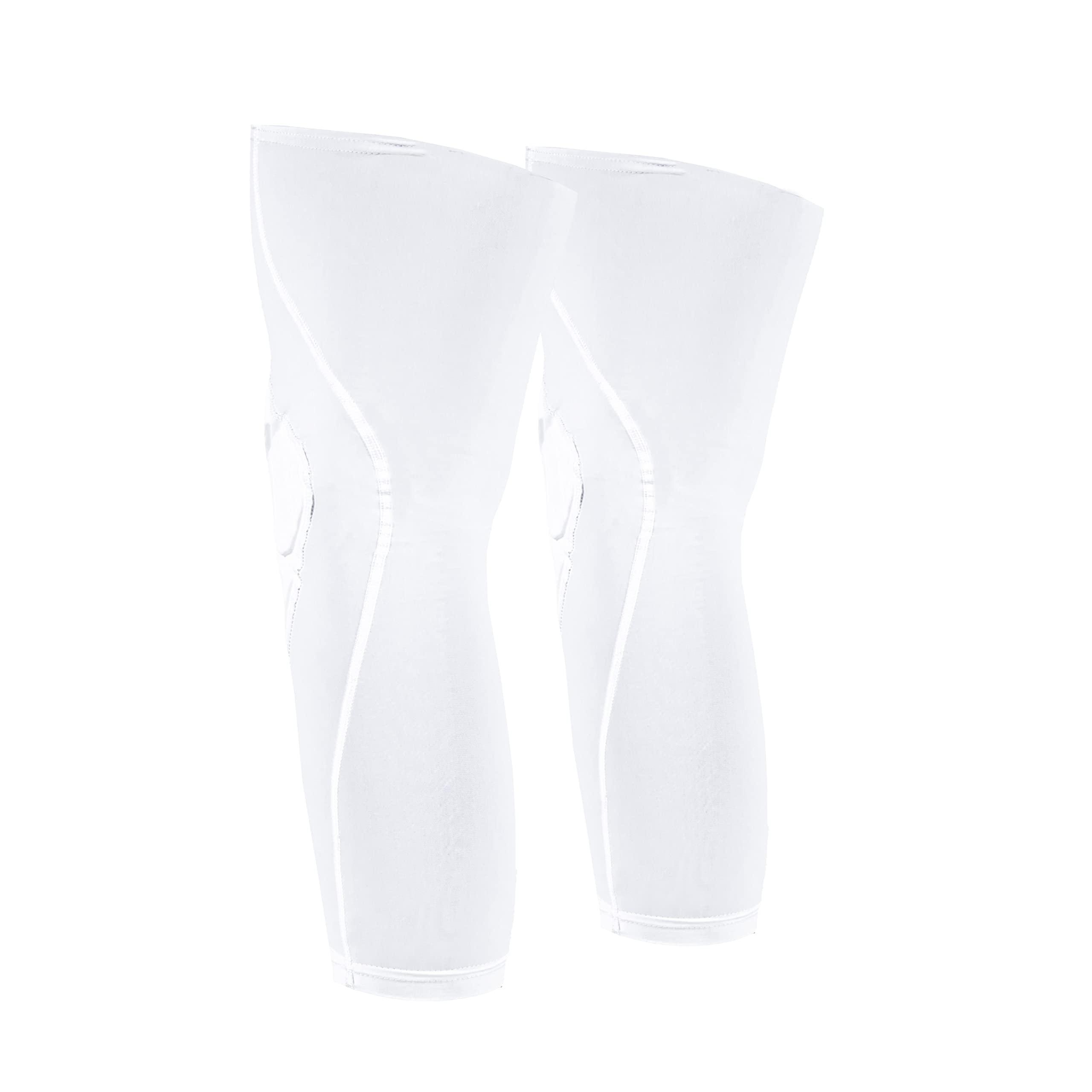 Gamepatch Gamepatch Knee Pads | Compression Sleeve Joint Protection | Shock Absorbing Technology | Men Women Kids, White, Size XL