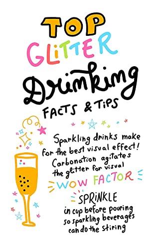 Signature Drink Lab Edible Glitter for Drinks • Shiny Glitter, Shimmer Beverage Dust for Cocktails, Beer, Wine and More - Pearl Series Blue - 5 Gram Pot with Spout