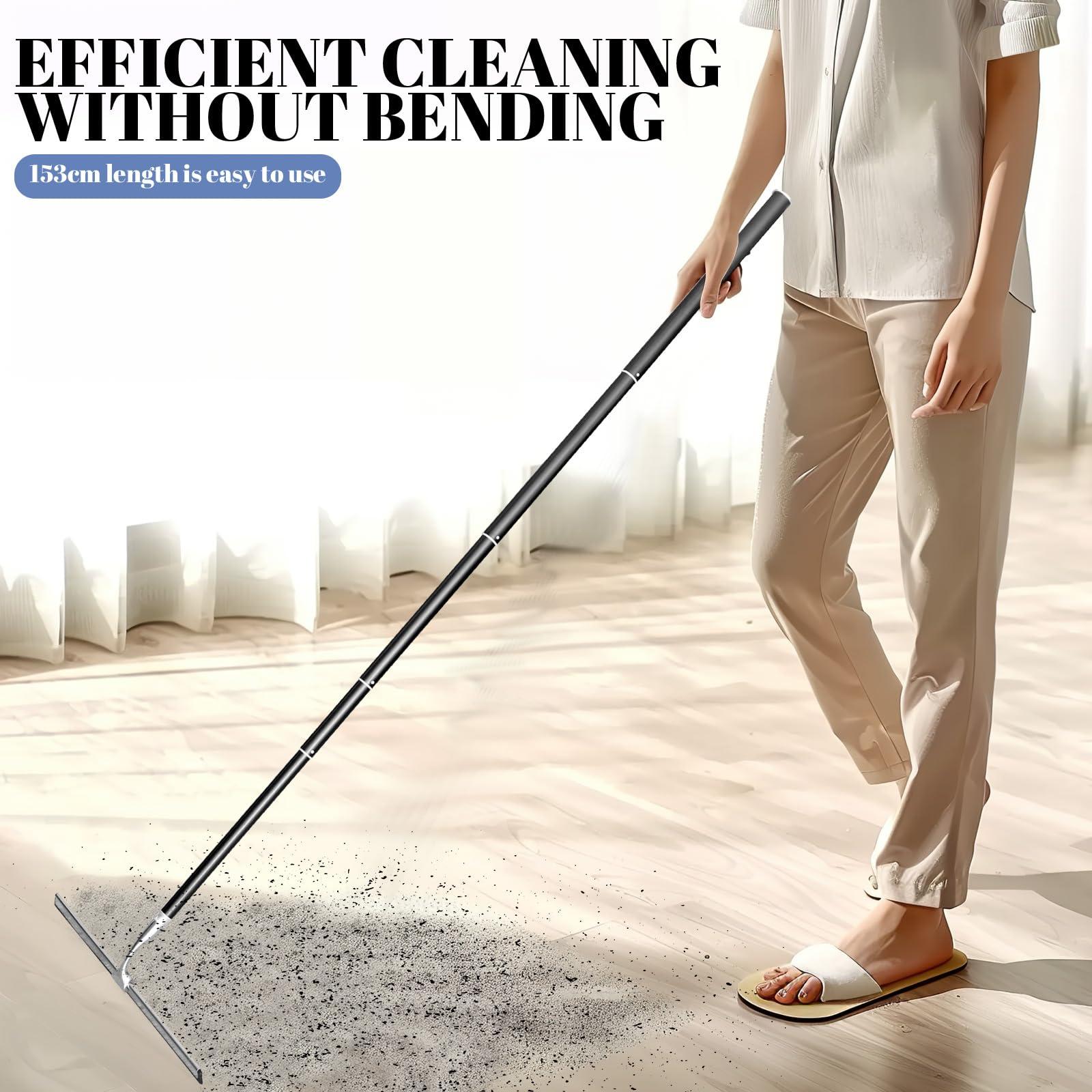 wlich Shower Squeegee with Long Handle,Window Squeegee with Extension Pole Squeegee for Shower Glass Floor Squeegee, Telescoping Shower Squeegee for Glass Door, Tile Wall, Car,Floor