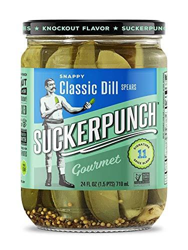 SUCKERPUNCH SuckerPunch Gourmet Classic Dill Pickle Spears 24 Ounce, 2-Pack
