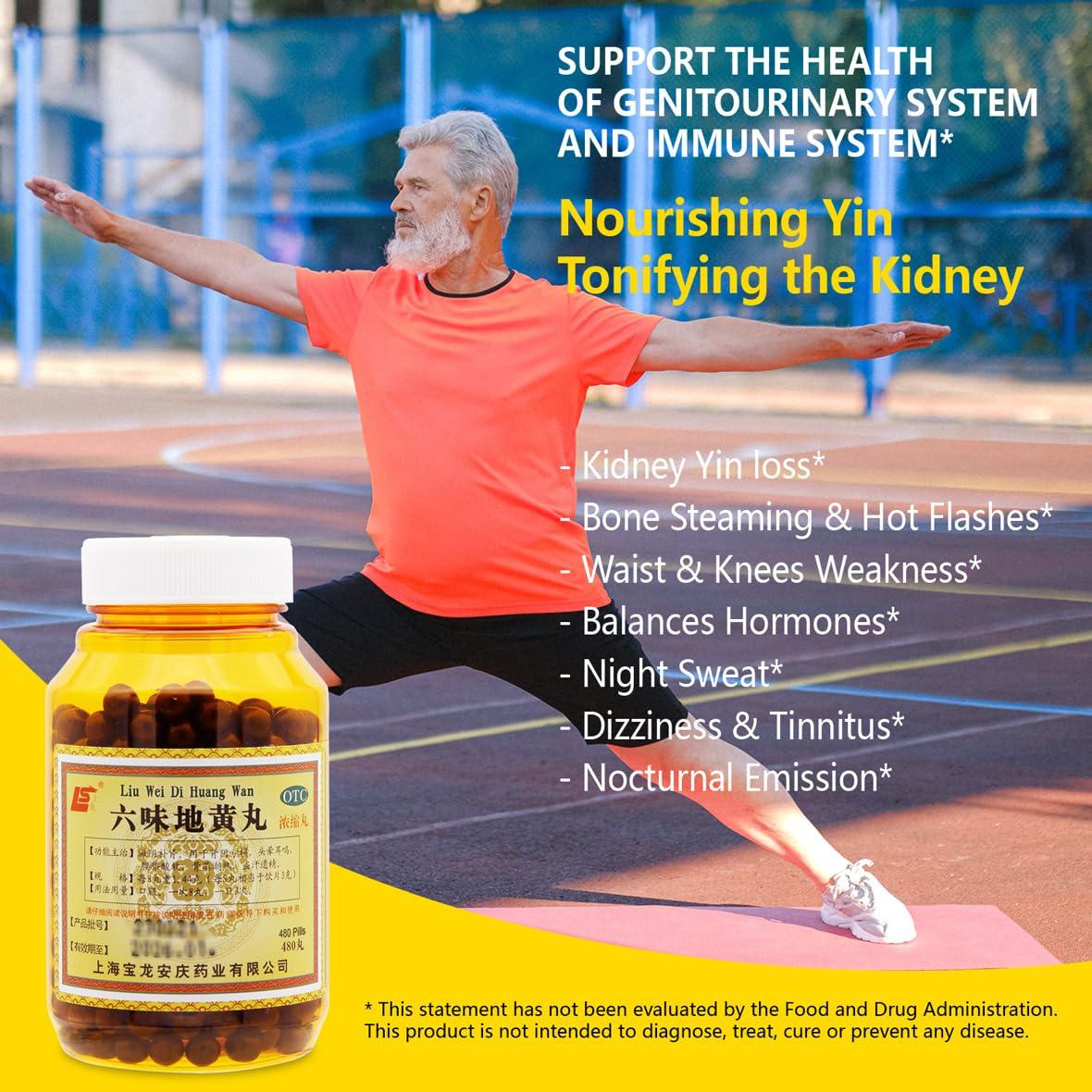 ciwoll ciwoll Liu-Wei Di-Huang Wan Herbal Supplement 960 Pills (120 Servings) - Six Flavor Rehmannia Teapills - Overall Health Support | 480 Pills 2 Boxes