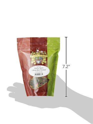 English Tea Store English Tea Store Loose Leaf, Sencha Kyoto Cherry Rose Festival Green Tea Pouches, 4 Ounce