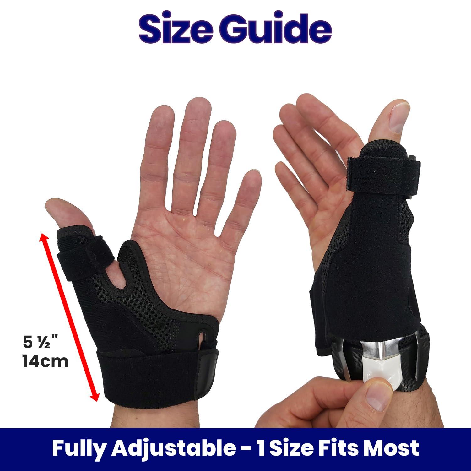 ARMSTRONG AMERIKA ARMSTRONG AMERIKA Thumb Spica Splint (Right Small) + Thumb Splint (Fits All) Bundle