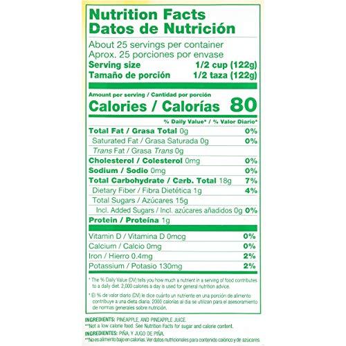 Dole Dole Crushed Pineapple in Juice, 107 Ounce Cans (Pack of 6)