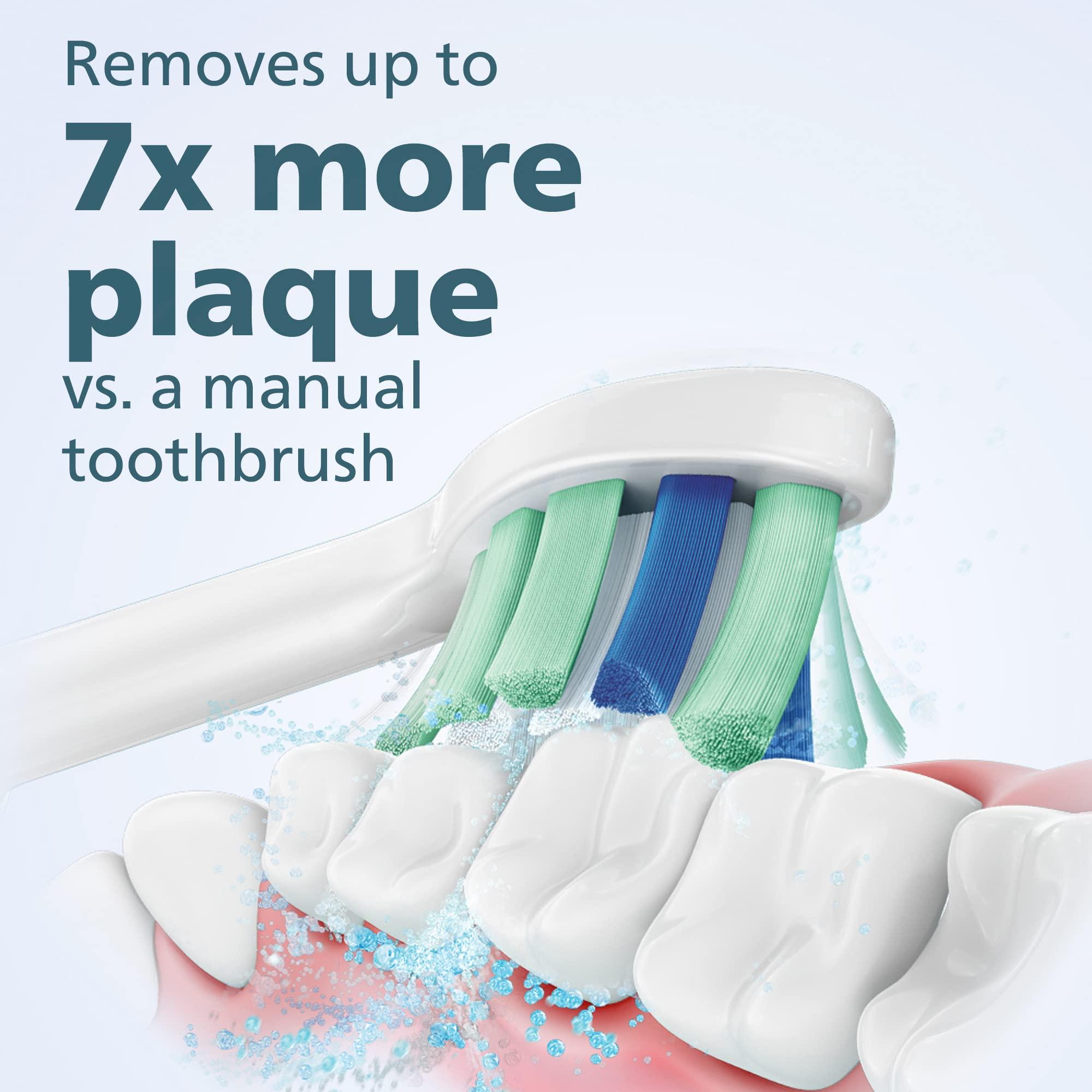 Philips Sonicare Philips Sonicare for Kids 3+ Bluetooth Connected Rechargeable Electric Power Toothbrush & 4100 Power Toothbrush, Rechargeable Electric Toothbrush with Pressure Sensor