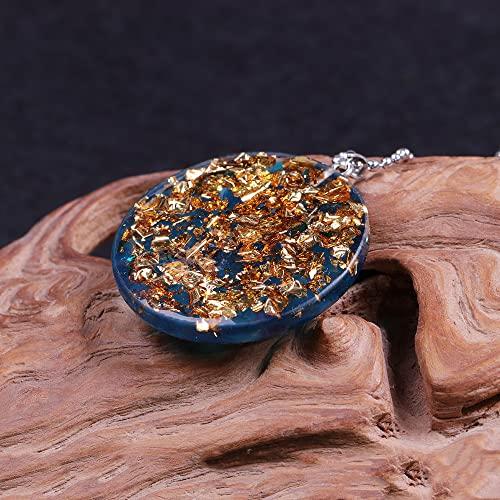 Da Piao Liang Da Piao Liang Lotus PendantYoga Chakra Crystal Necklace Healing Stone Necklaces For Women Energy Balance Spiritual Gifts