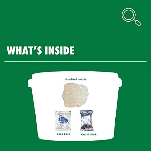 Surasang Surasang Kimchi Janchi Guksu, Spicy and Savory Korean Thin Non-Fried Noodle with Kimchi Bowl, Healthy Instant Noodle, 5.92 Ounce, Pack of 1