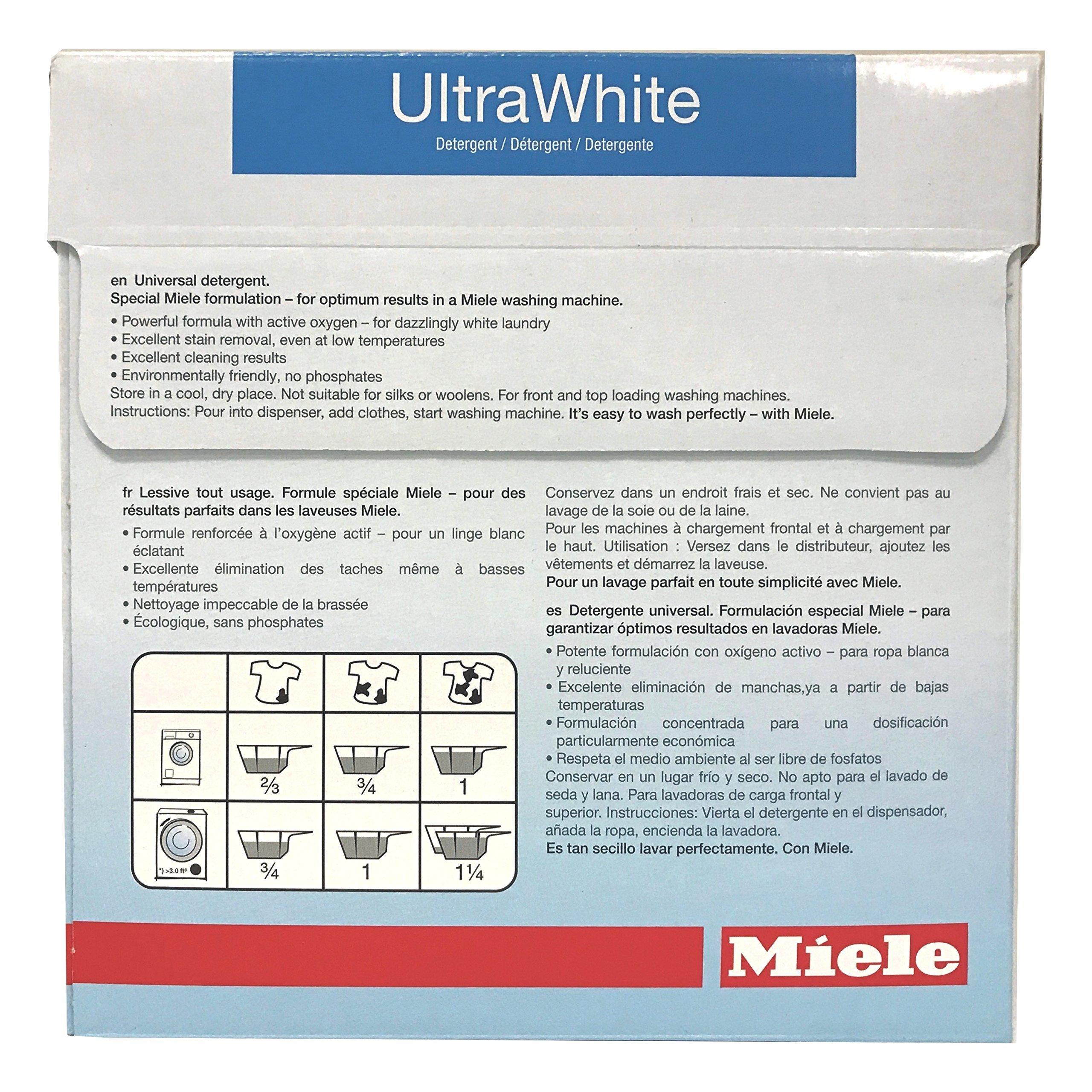 Miele Miele CareCollection UltraWhite Multi-purpose powder 2.5KG (5.5 LBS) 48 Loads