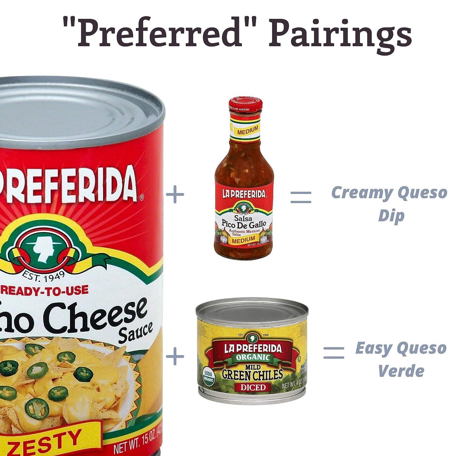 LA PREFERIDA La Preferida Nacho Cheese Sauce, 6.6 lbs (6 Pound (Pack of 6))