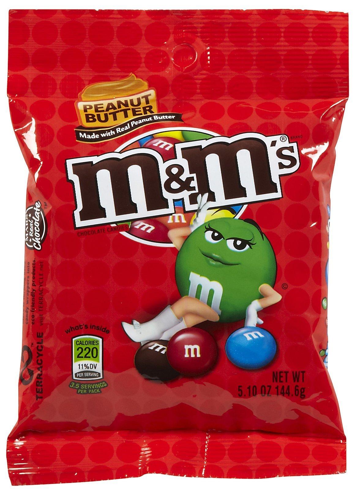 M&M's M&M's Peanut Butter Peg Pack - 5.1 oz