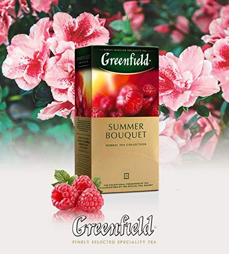 Greenfield Greenfield Summer Bouquet Herbal Tea Fruit & Herbal Collection 25 Teabags The Execptional Freshness Of Tea Is Guranteed By The Special Foil Sachet