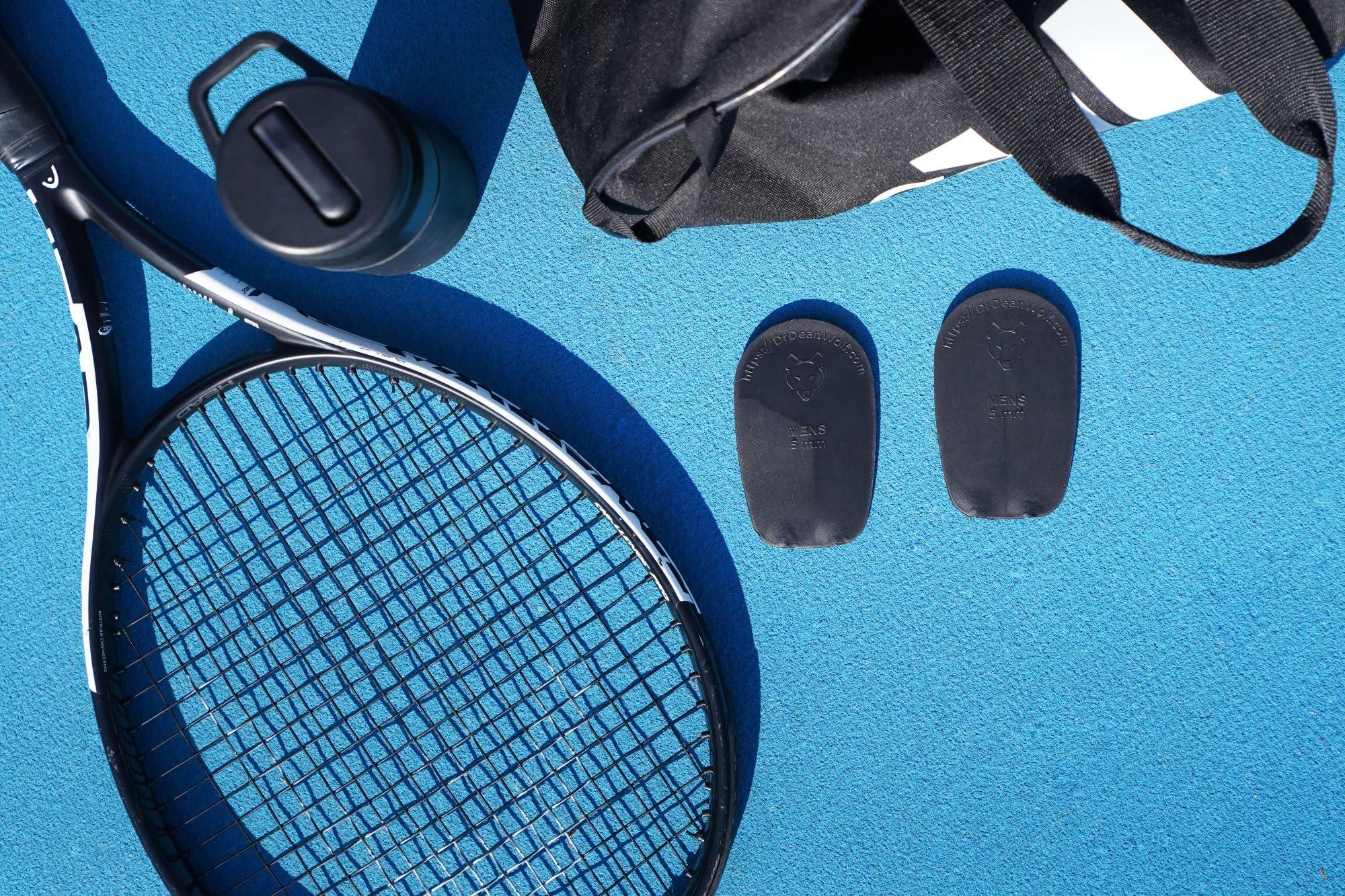 WOLF THERAPEUTICS Dr. Wolf Heel Lifts for Shoes: Men's 9mm Height Increase Insoles, Rubber Heel Inserts for Leg Length Discrepancy & Achilles Tendonitis Relief, Helps Relieve Hip, Knee, & Back Pain (2 Pack)