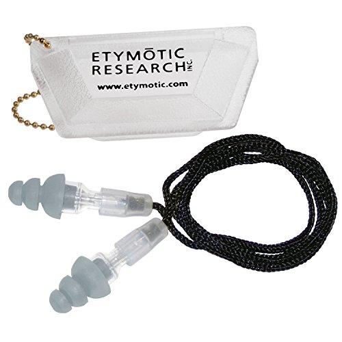 Etymotic Research Etymotic Research ETY•Plugs HD•Safety Earplugs, Standard Fit, Frost Tip, Clamshell