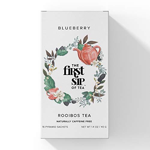 The Spice Hut Rooibos Blueberry, Tea Bags, Elderberry, Hibiscus, Apple, Caffeine Free, Hot & Iced Tea, Antioxidants - 16 Cups | The Spice Hut, First Sip Of Tea