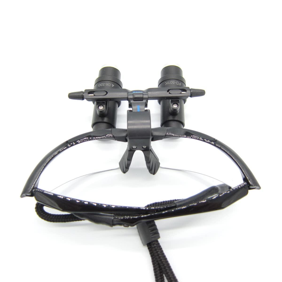 NSKI 4.0X Binocular Loupes Magnifying Glasses FD-501K High Glasses Loupes Protective Spectacles Glasses