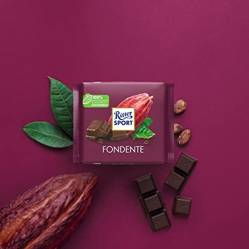 Ritter Sport Ritter Sport 50% Dark Chocolate Bar-Pack of 3