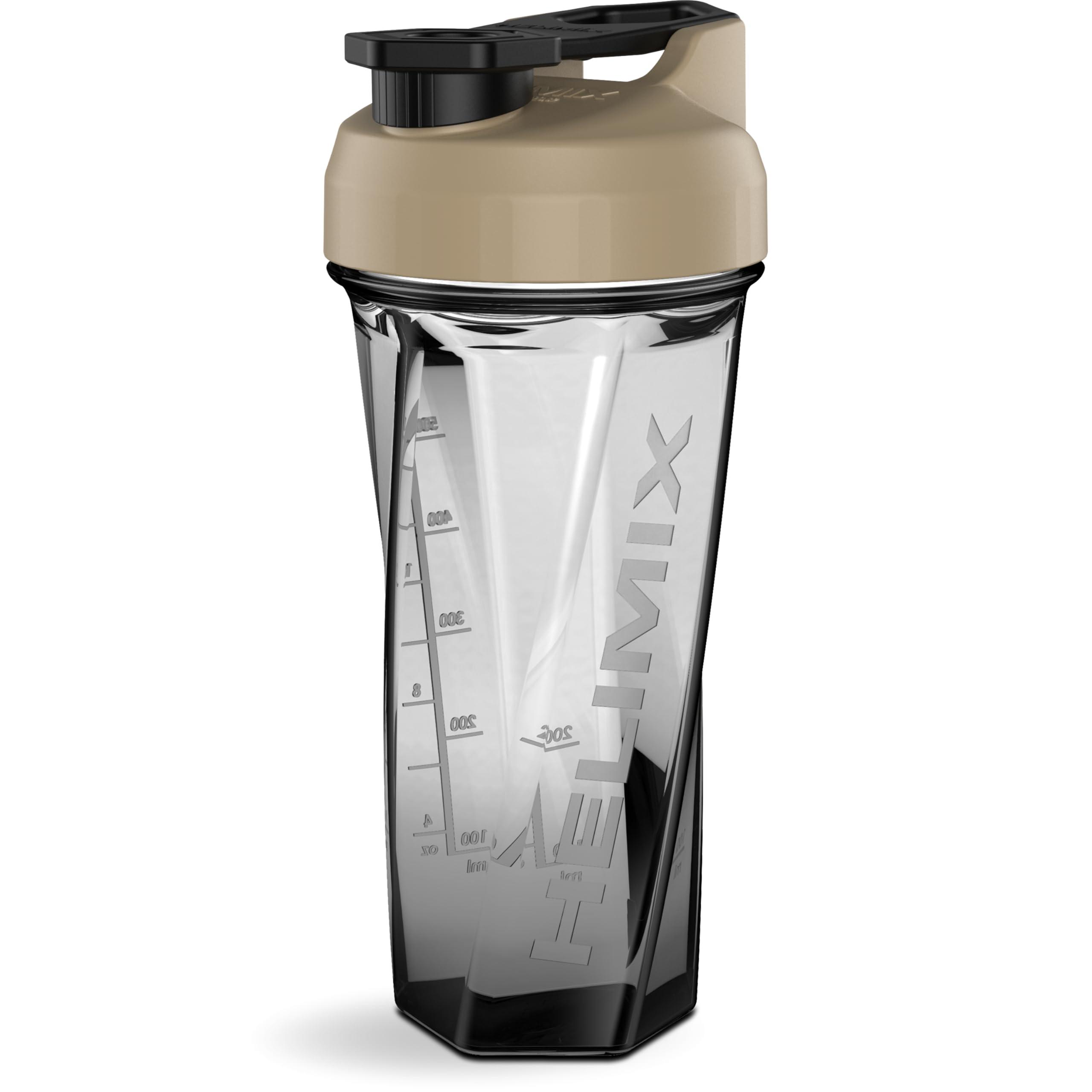 HELIMIX HELIMIX 2.0 Vortex Blender Shaker Bottle Holds upto 28oz | No Blending Ball or Whisk | USA Made | Portable Pre Workout Whey Protein Drink Shaker Cup | Mixes Cocktails Smoothies Shakes | Top Rack Safe