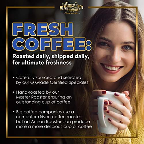 Mt. Whitney Coffee Roasters Mt. Whitney Organic Mammoth Espresso, Low Acid Coffee (Whole Bean, 12 Oz)