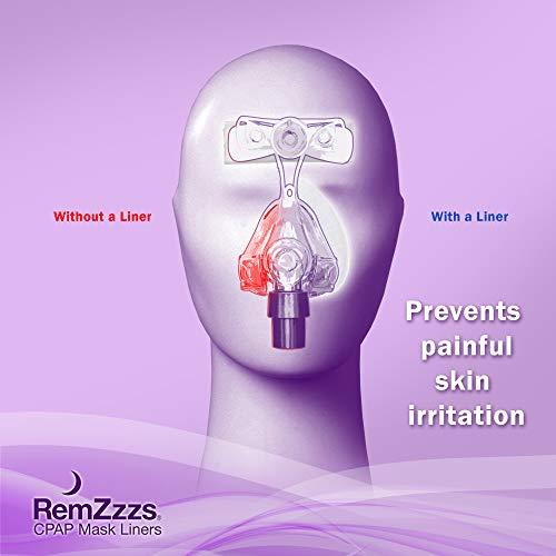 RemZzzs RemZzzs Nasal Cpap Mask Liners (K9-NL) - Reduce Noisy Air Leaks and Painful Blisters - Cpap Supplies and Accessories - Compatible with Respironics DeVilbiss and AG