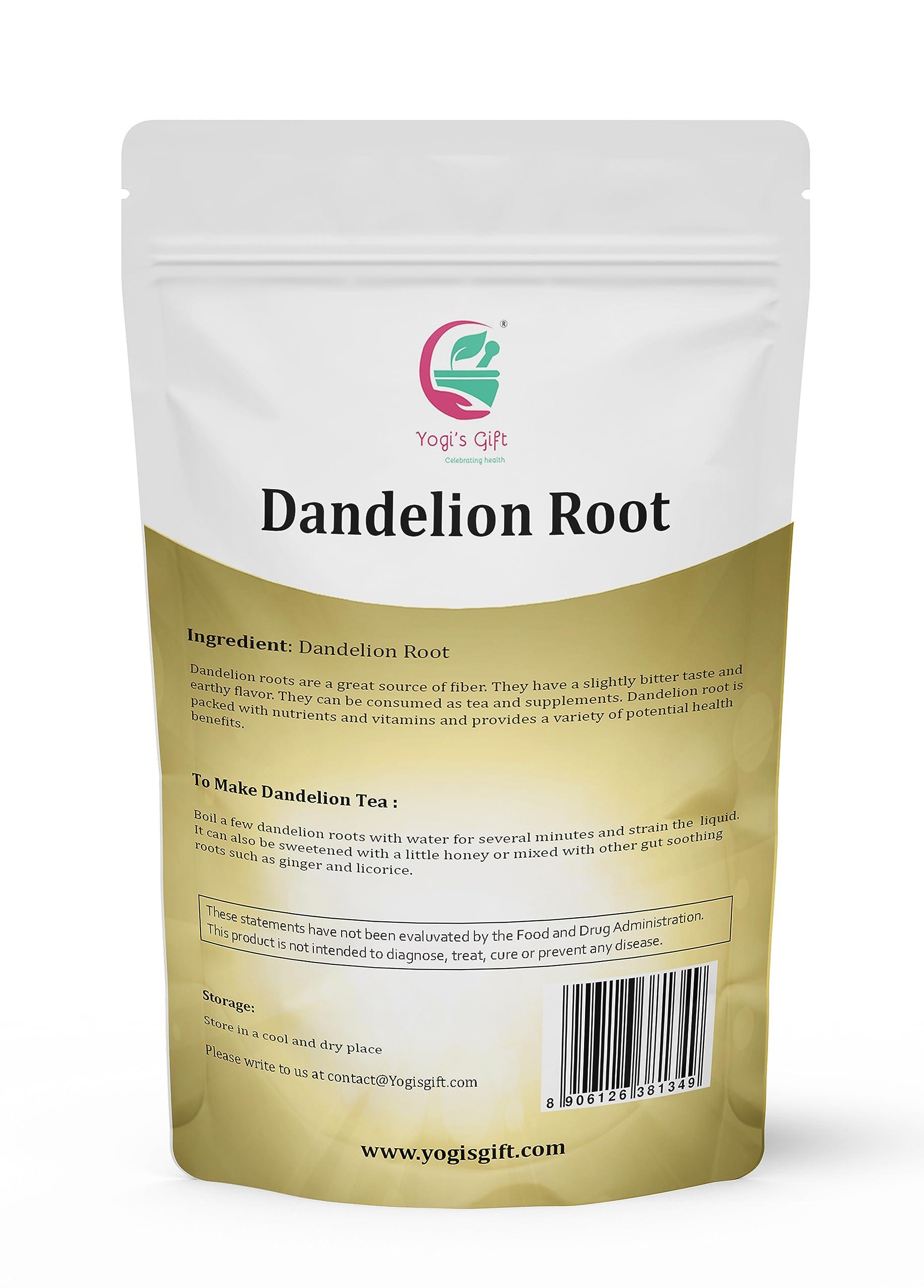 YOGIS GIFT  Celebrating health Dandelion Root 1 LB | Raw and Whole root | by Yogi\'s Gift