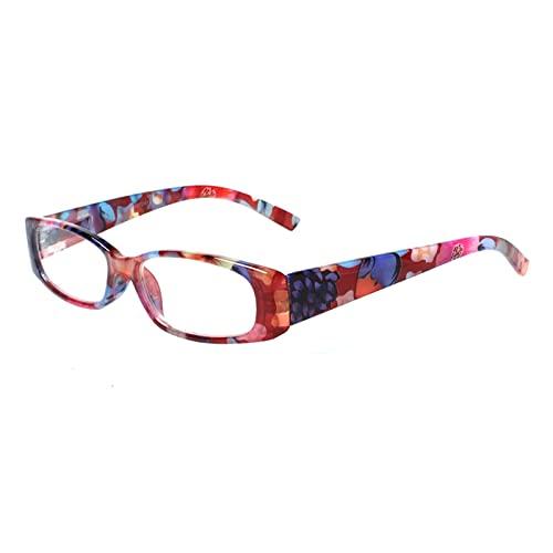 SIGVAN 5 Pack Spring Hinge Reading Glasses Rectangular Fashion Quality Readers for Men and Women (5 Mix, 3.00)
