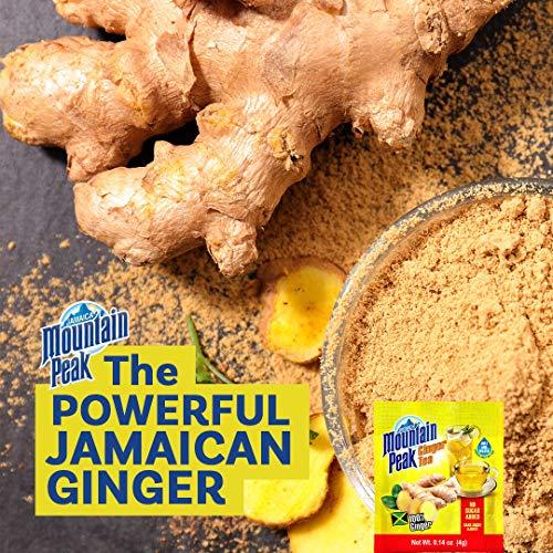 Mountain Peak Jamaica Mountain Peak Ginger Instant Tea Unsweetened 14 sachets