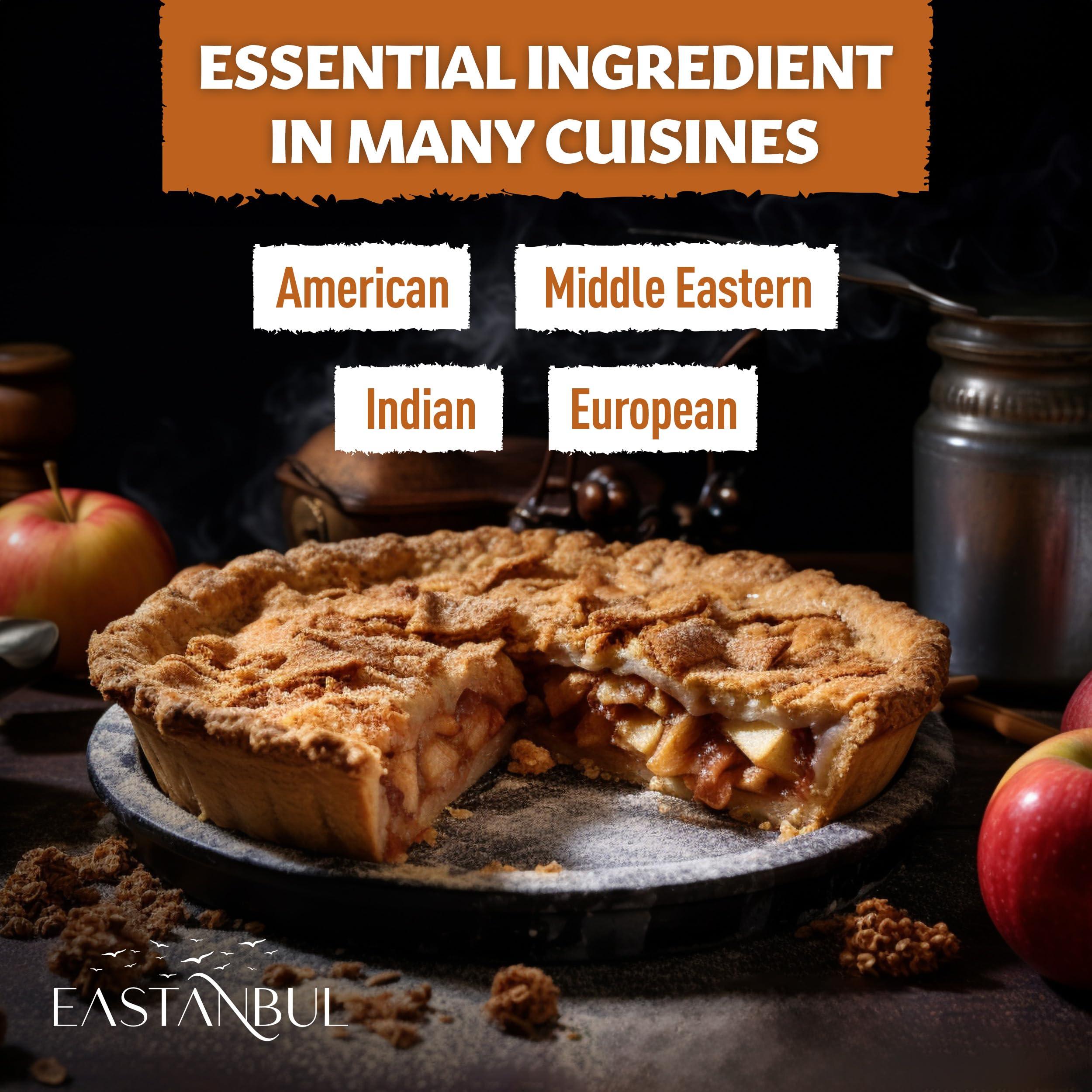 Eastanbul Eastanbul Cinnamon Powder, 6.4oz, Ground Cinnamon Powder AKA Canela en Polvo, Vietnamese - Saigon Spice, Cinamon, Perfect for Coffee, Rolls & All Culinary Applications, Natural, Vegan, Non-GMO