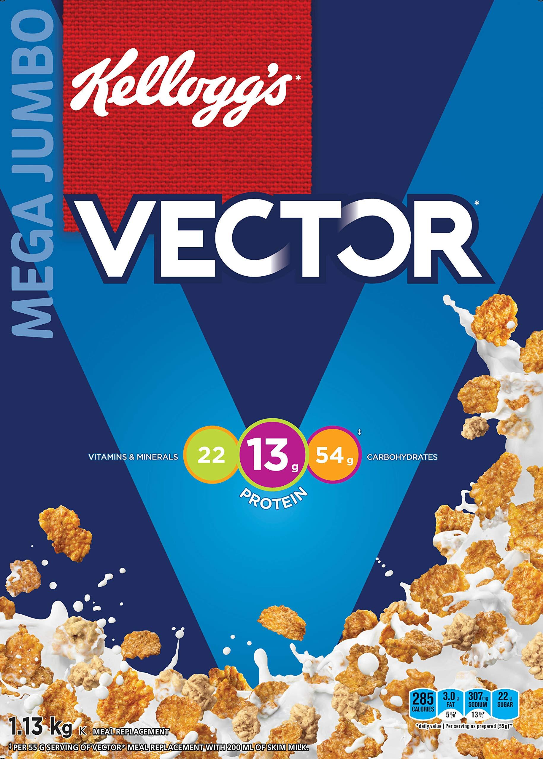 Kellogg\'s Kellogg\'s Vector Meal Replacement Cereal, 1.13 Kg/2.5lbs