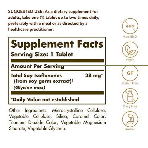 Solgar Solgar – Non-GMO Super Concentrated Isoflavones, 120 Tablets